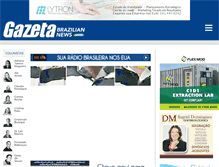 Tablet Screenshot of gazetanews.com